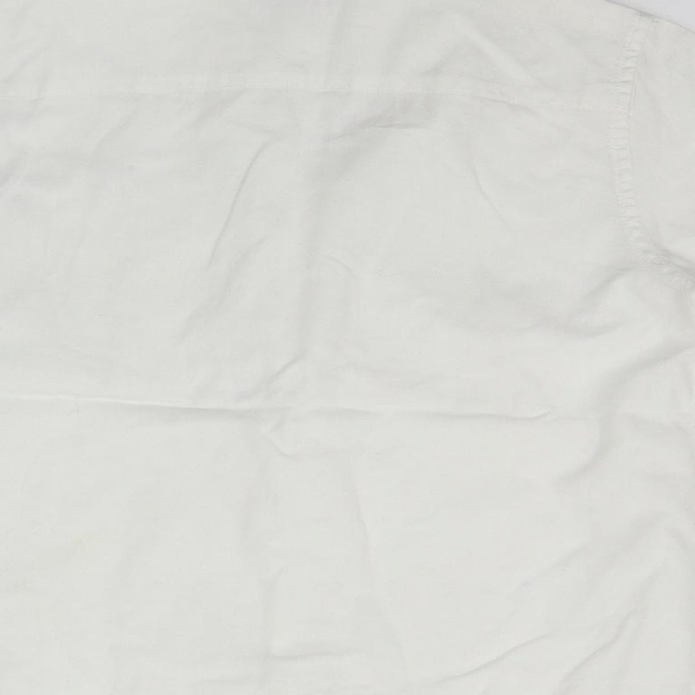 NEXT Girls White Basic Polo Size 9 Years