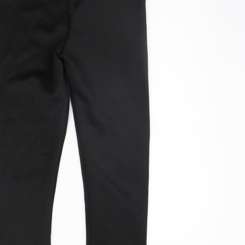 Boohoo Womens Black Jogger Trousers Size 10 L20 in - Elastic Waist Band
