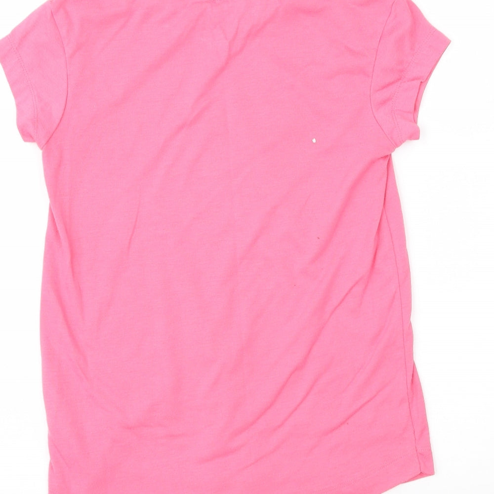 Matalan Girls Pink Top Pyjama Top Size 10 Years