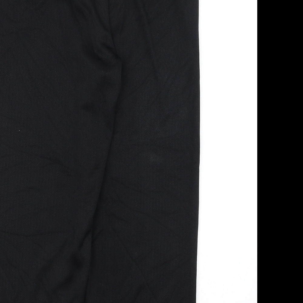 Bonmarché Womens Black Capri Trousers Size 12 L24 in