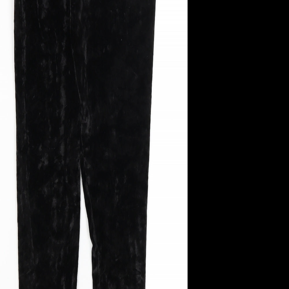 Preworn Womens Black Trousers Size S L25 in