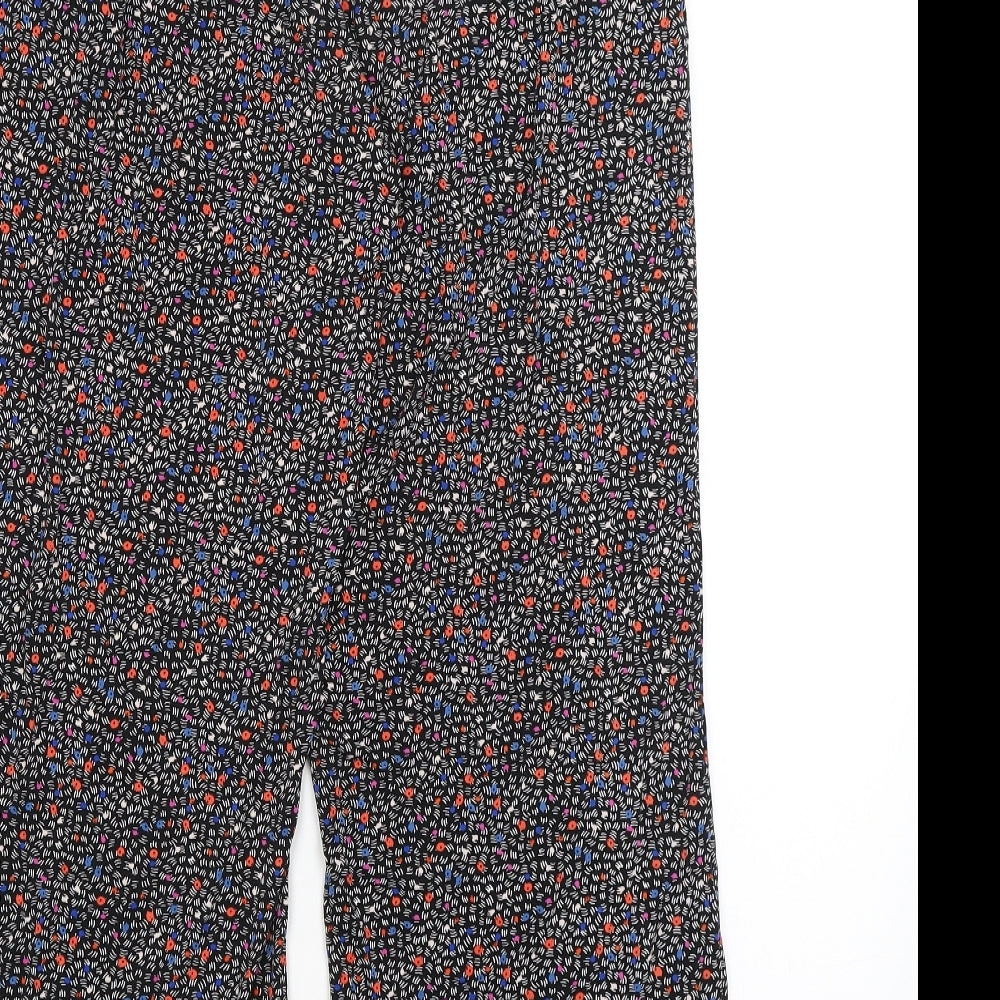 Anna Rose Womens Black Trousers Size 12 L24 in