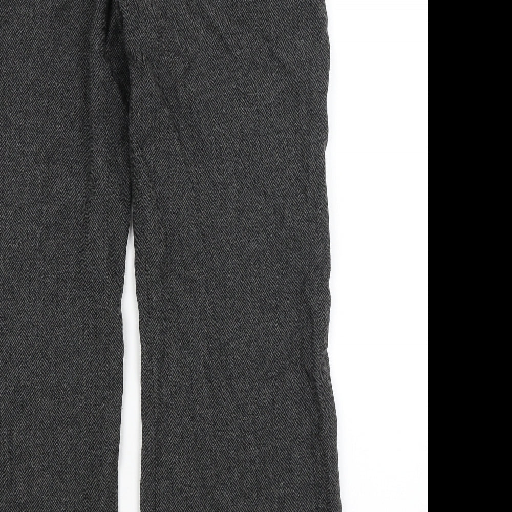 Janique Womens Grey Trousers Size 18 L27 in