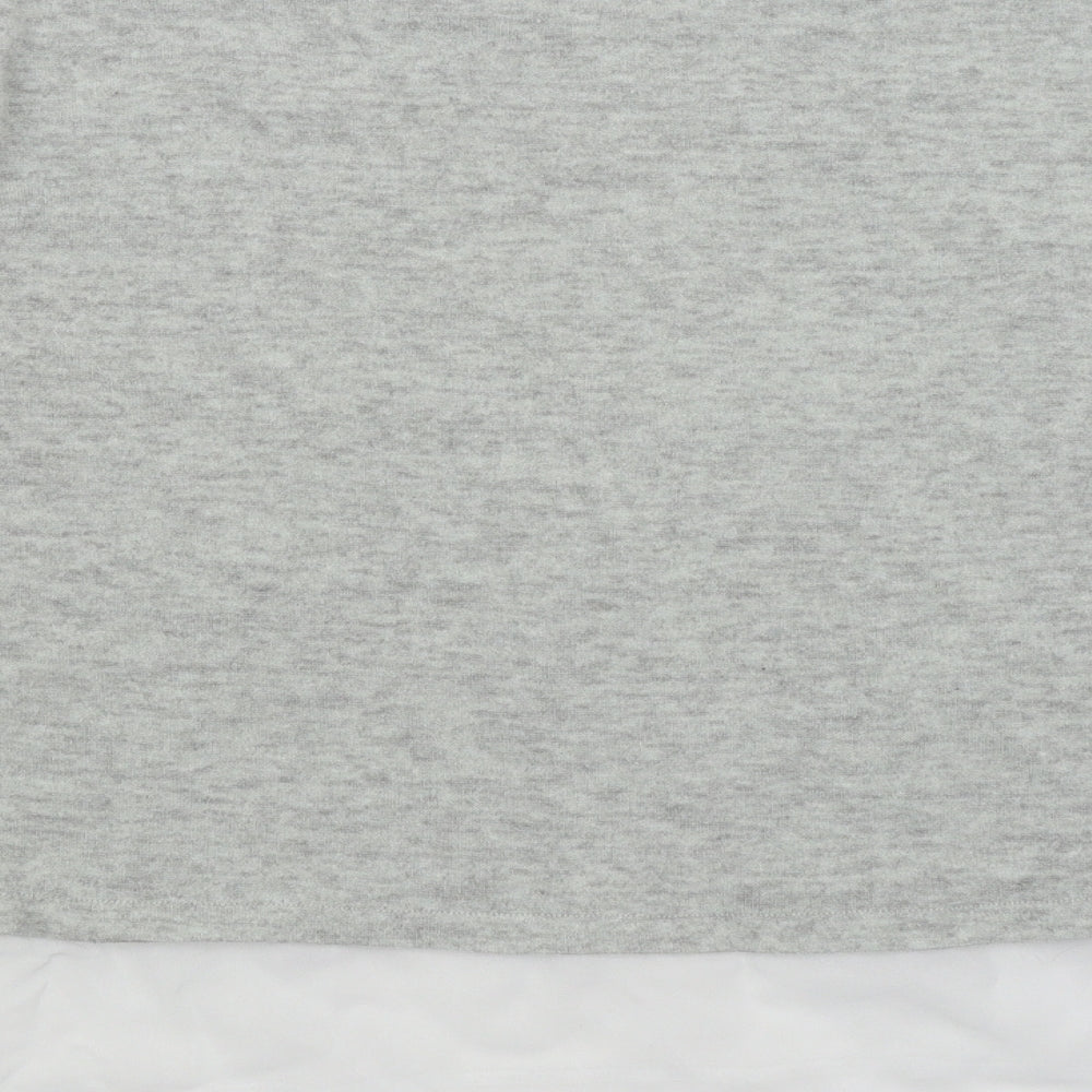 TISSAIA Womens Grey Pullover Jumper Size 16