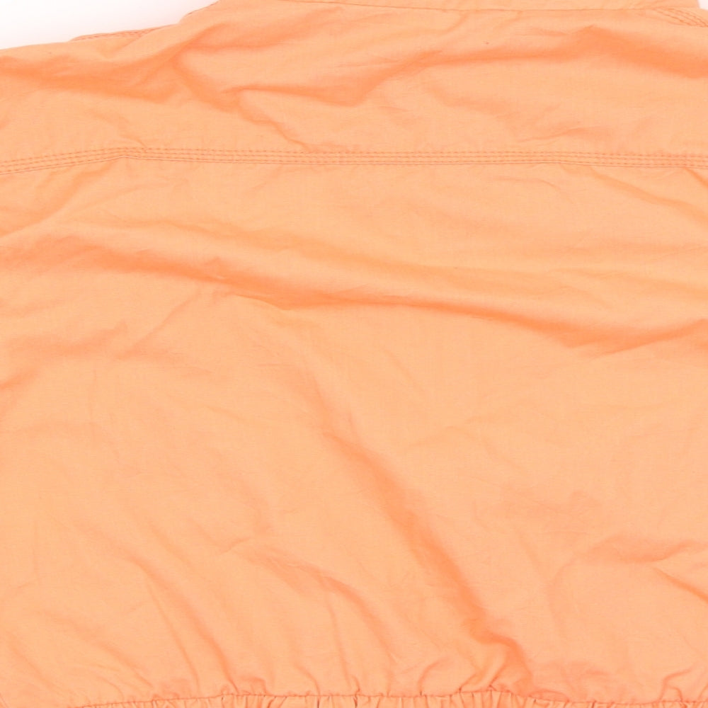 New Look Womens Orange Full Zip Jumper Size 10