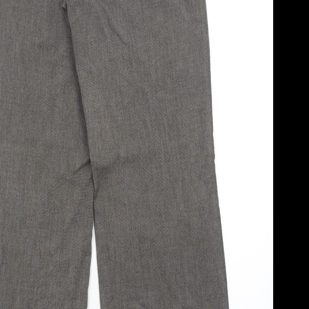 Marks & Spencer Womens Grey Dress Pants Trousers Size 10 L28 in