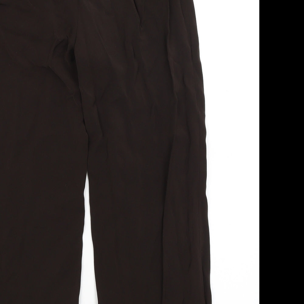 Gold Womens Brown Cropped Trousers Size 10 L22 in