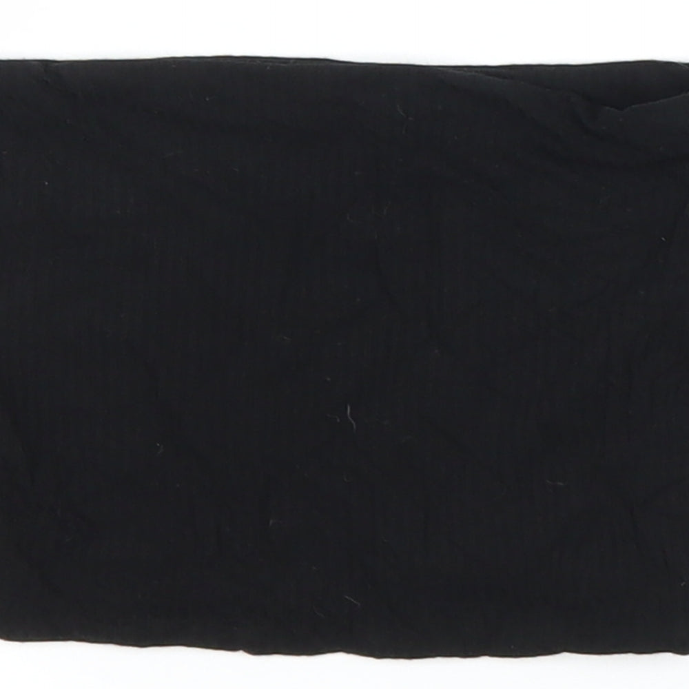 Topshop Womens Black Cropped Blouse Size 8 - Boob Tube