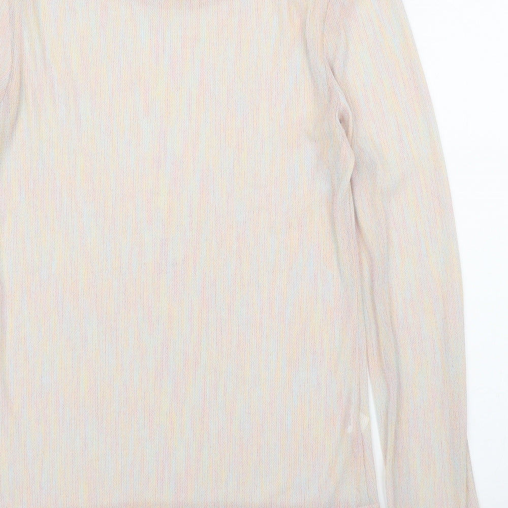 Wild Honey Womens Clear Basic T-Shirt Size L
