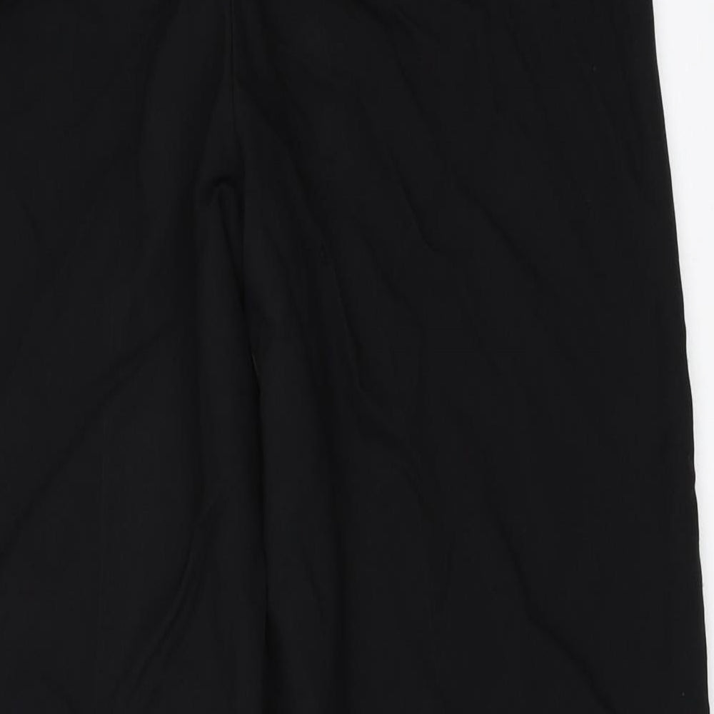 BHS Womens Black Trousers Size 12 L26 in