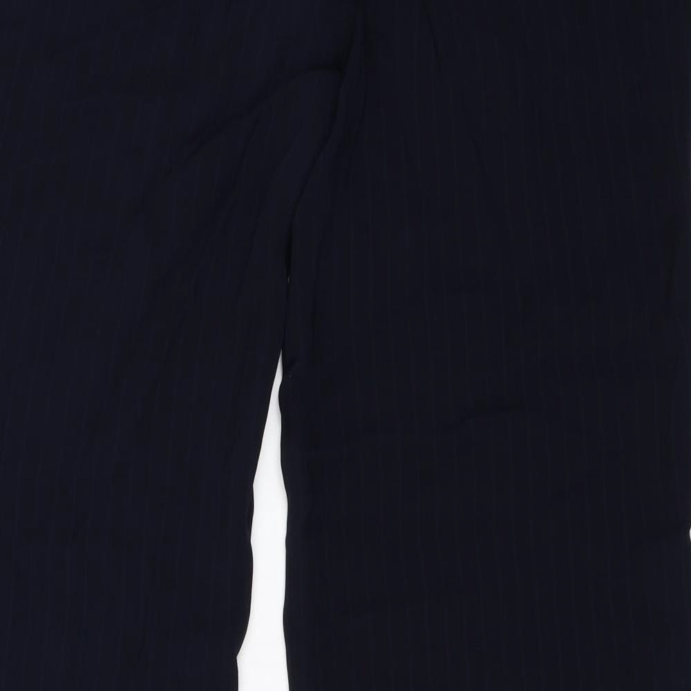 Marks and Spencer Womens Blue Trousers Size 14 L29.5 in