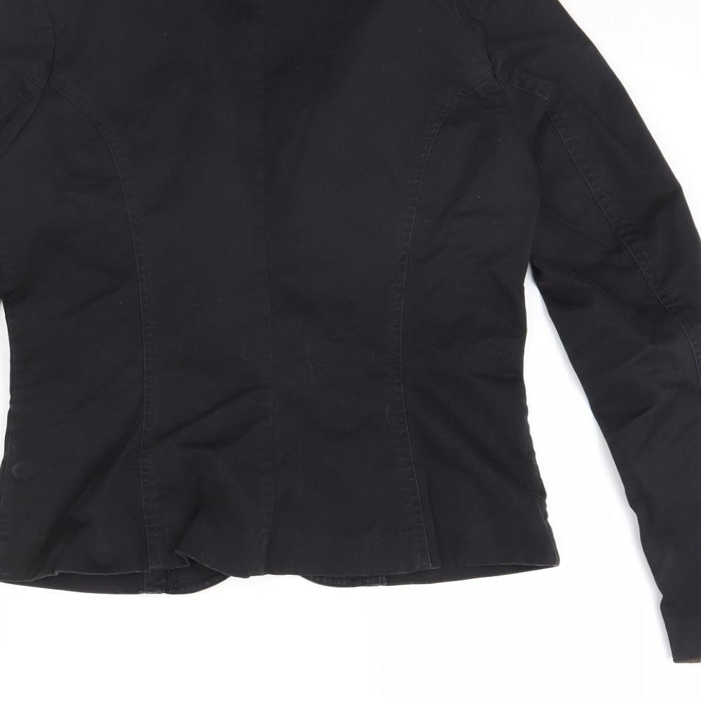 Divided Womens Black Jacket Size 10