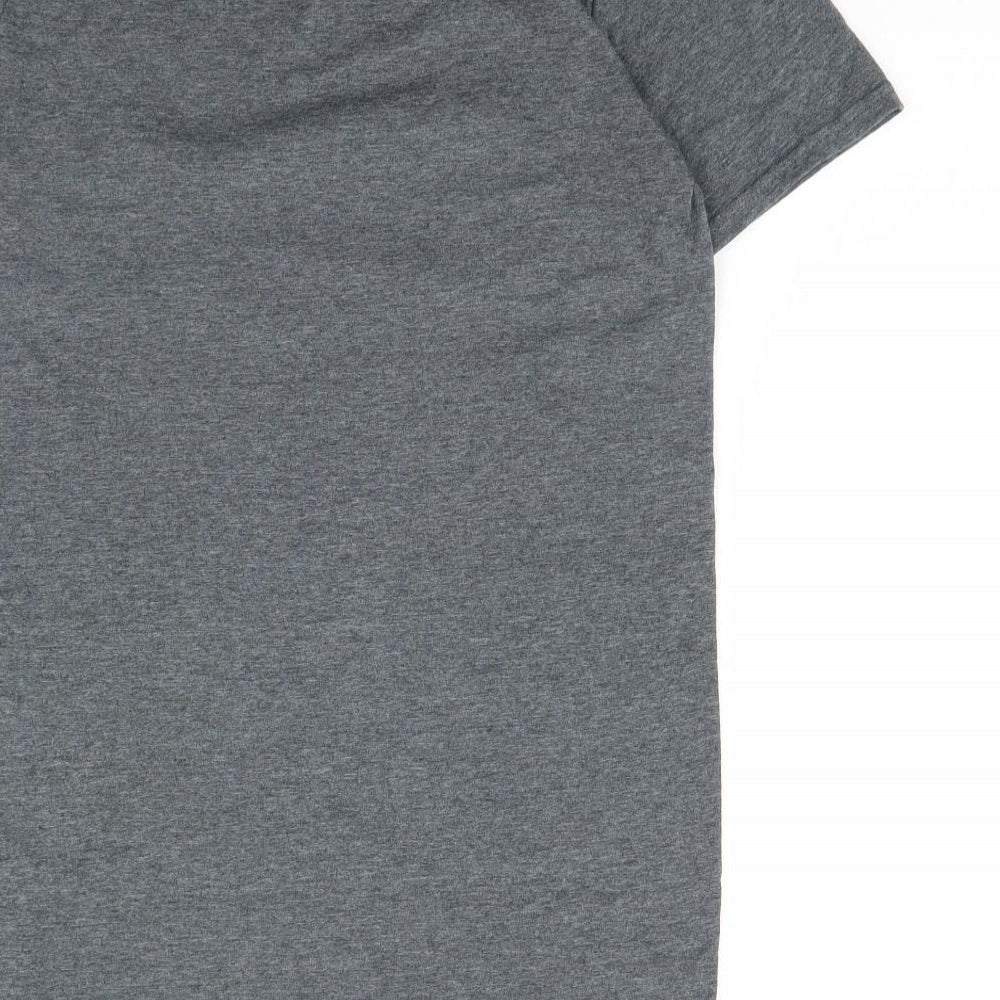 Gildan Womens Grey Basic T-Shirt Size S