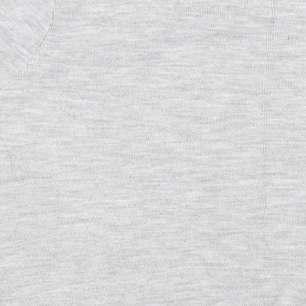 Autonomy Womens Grey Floral Wrap Sweatshirt Size L