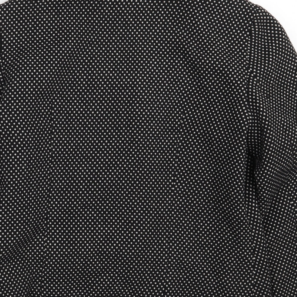 Penny plain Womens Black Polka Dot Jacket Coat Size 10