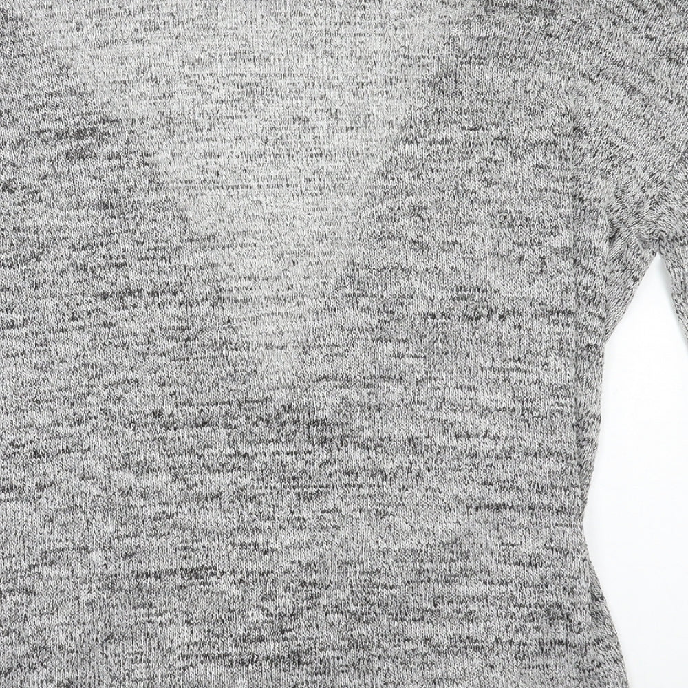 H&M Womens Grey Cardigan Jumper Size M
