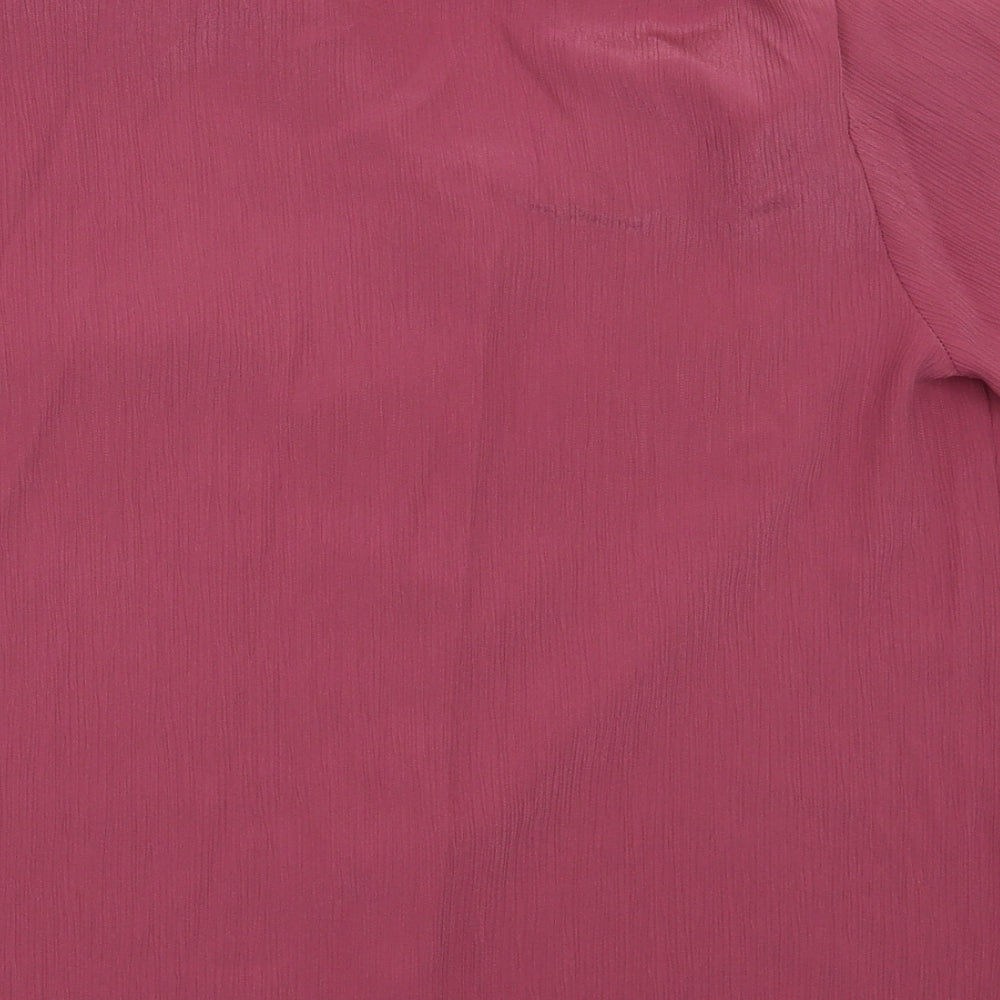 Berketex Womens Purple Basic Button-Up Size 14