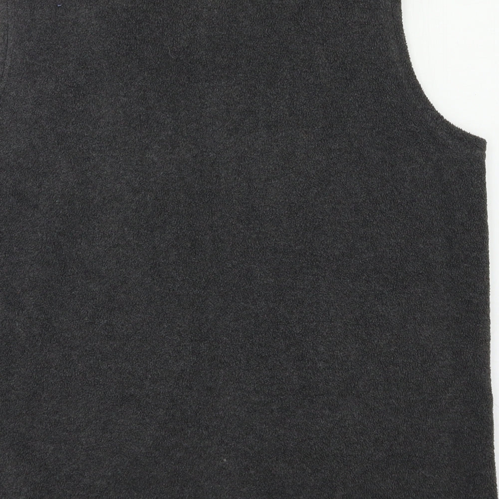 BM Womens Grey Vest Sweatshirt Size M