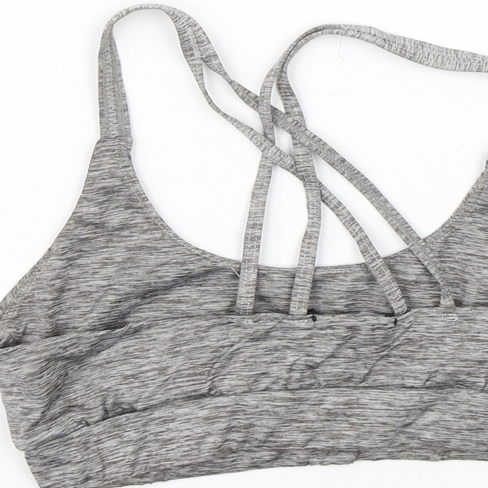 Boohoo Womens Grey Cropped Tank Size 8