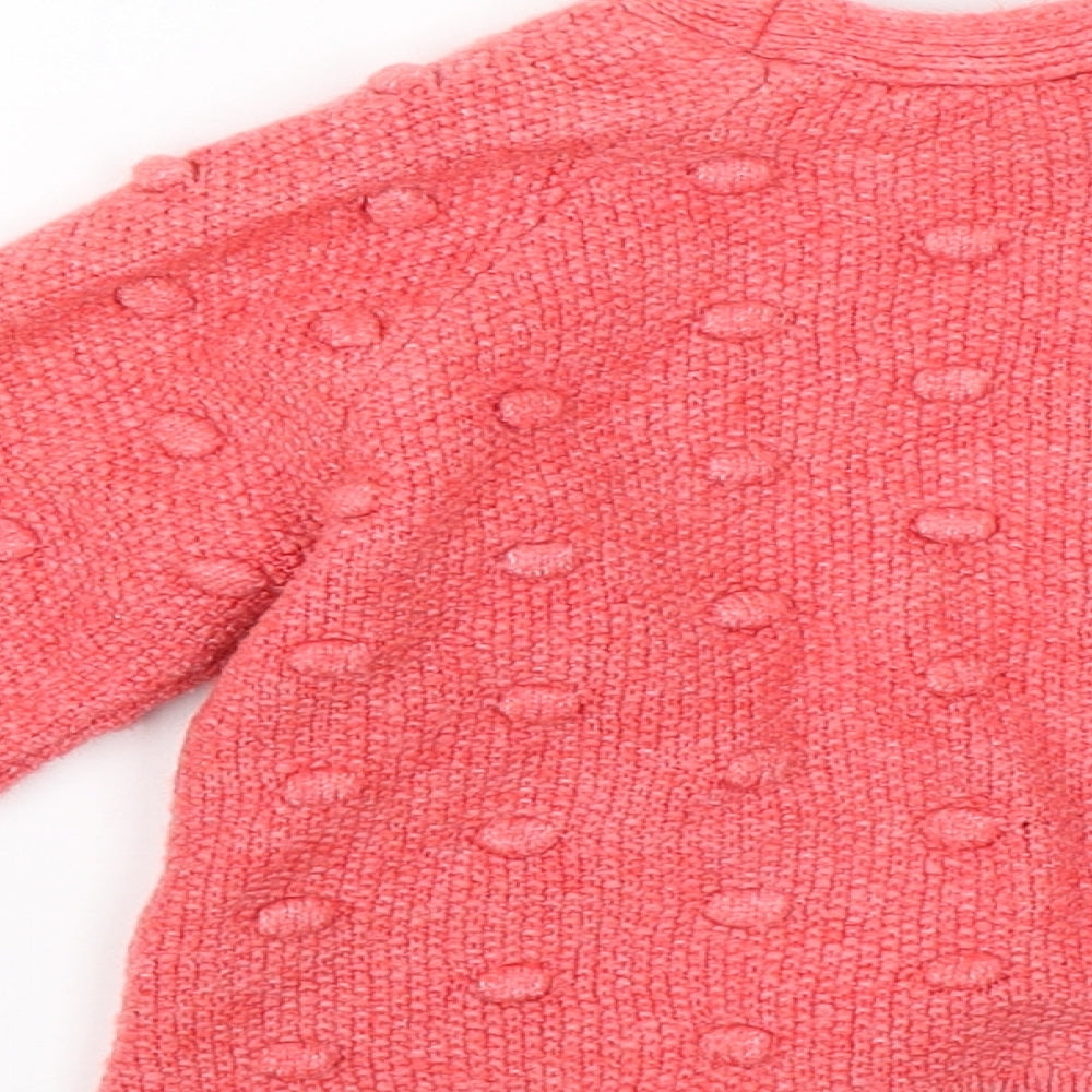 M&Co Baby Red Cardigan Jumper Size 18-24 Months