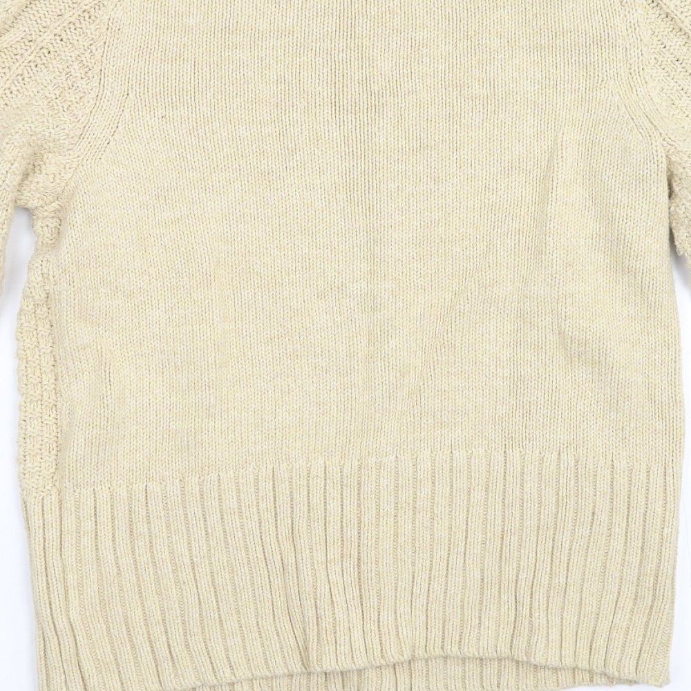 Preworn Womens Beige Pullover Jumper Size M