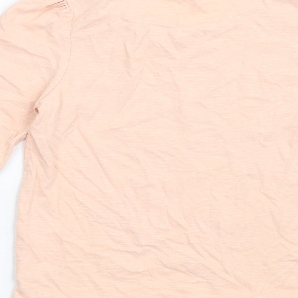 George Girls Orange Basic T-Shirt Size 5-6 Years