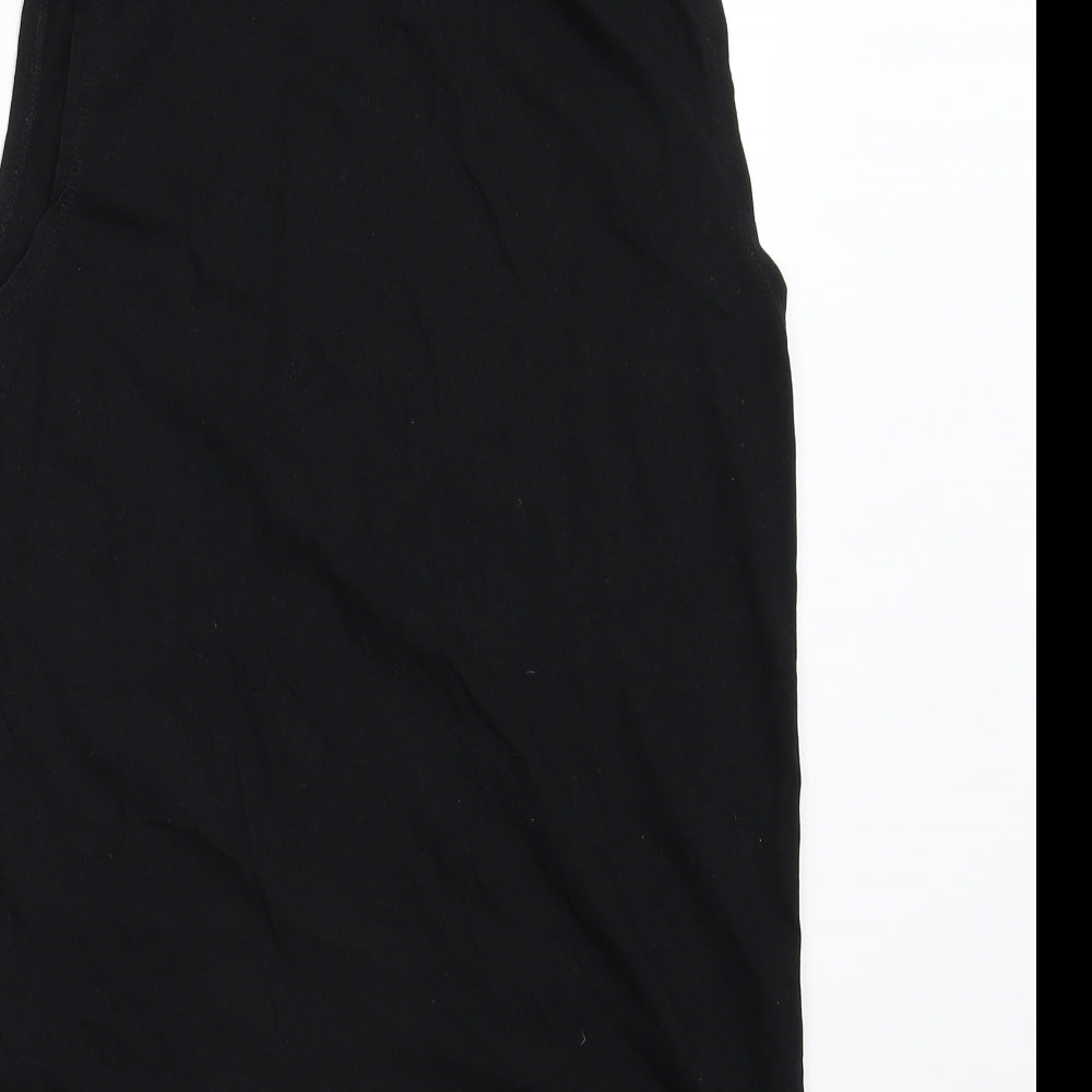 ASOS Womens Black Basic Tank Size S