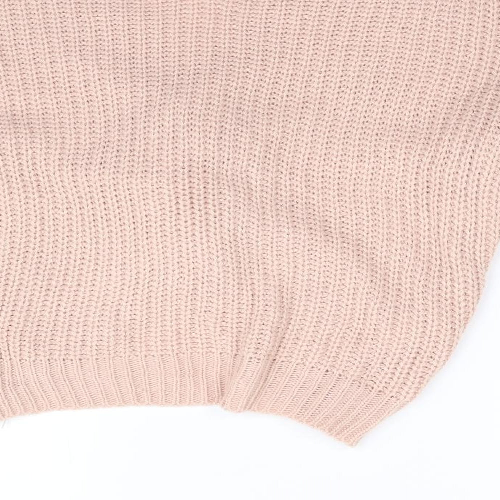 Preworn Womens Pink Pullover Jumper Size M