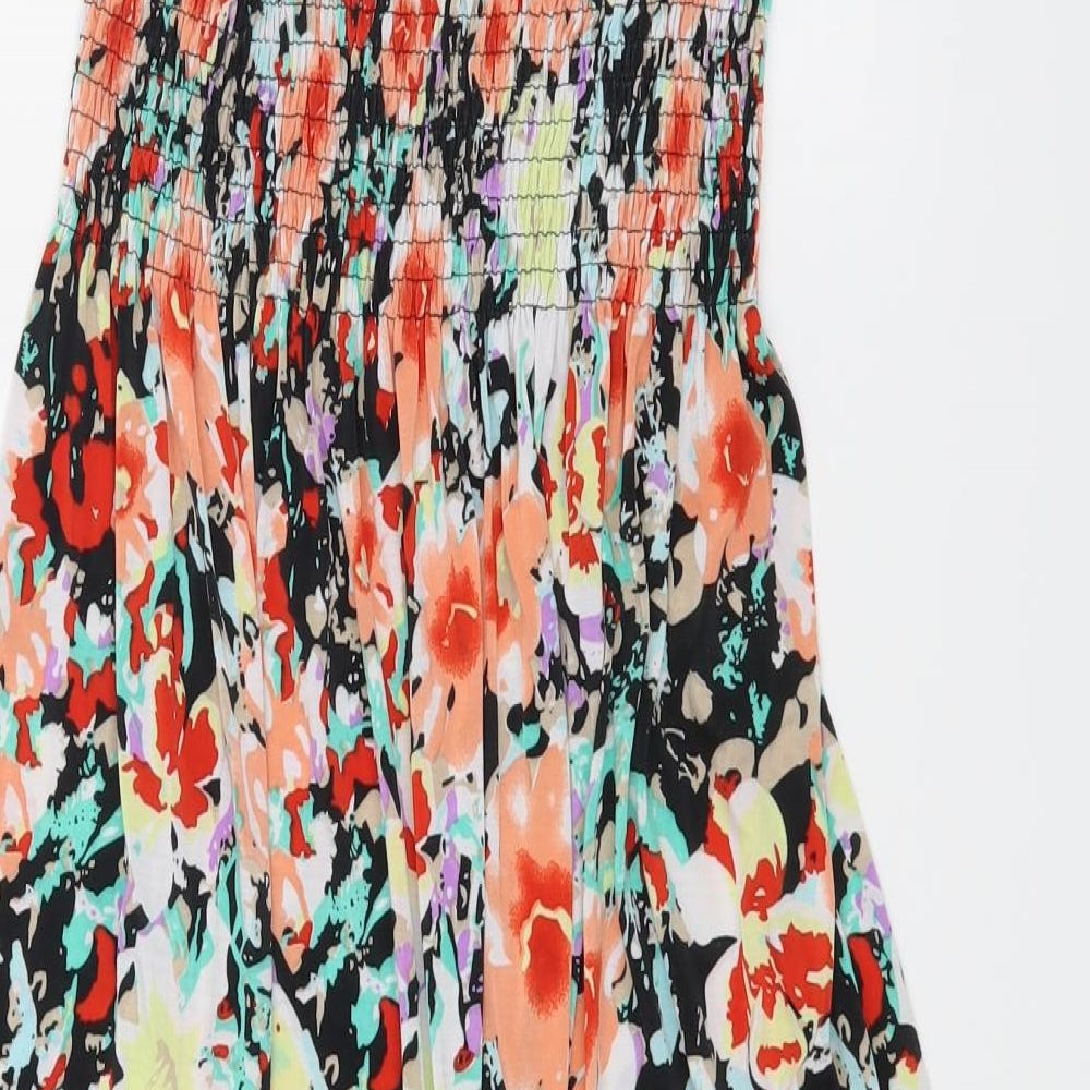 Yege Womens Multicoloured Floral A-Line