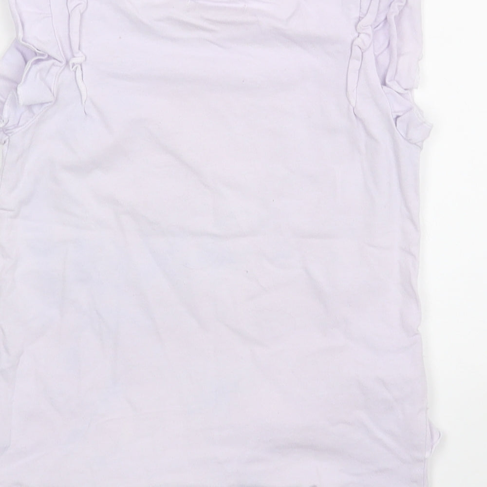 Ginkana Girls Purple Basic T-Shirt Size 6 Years