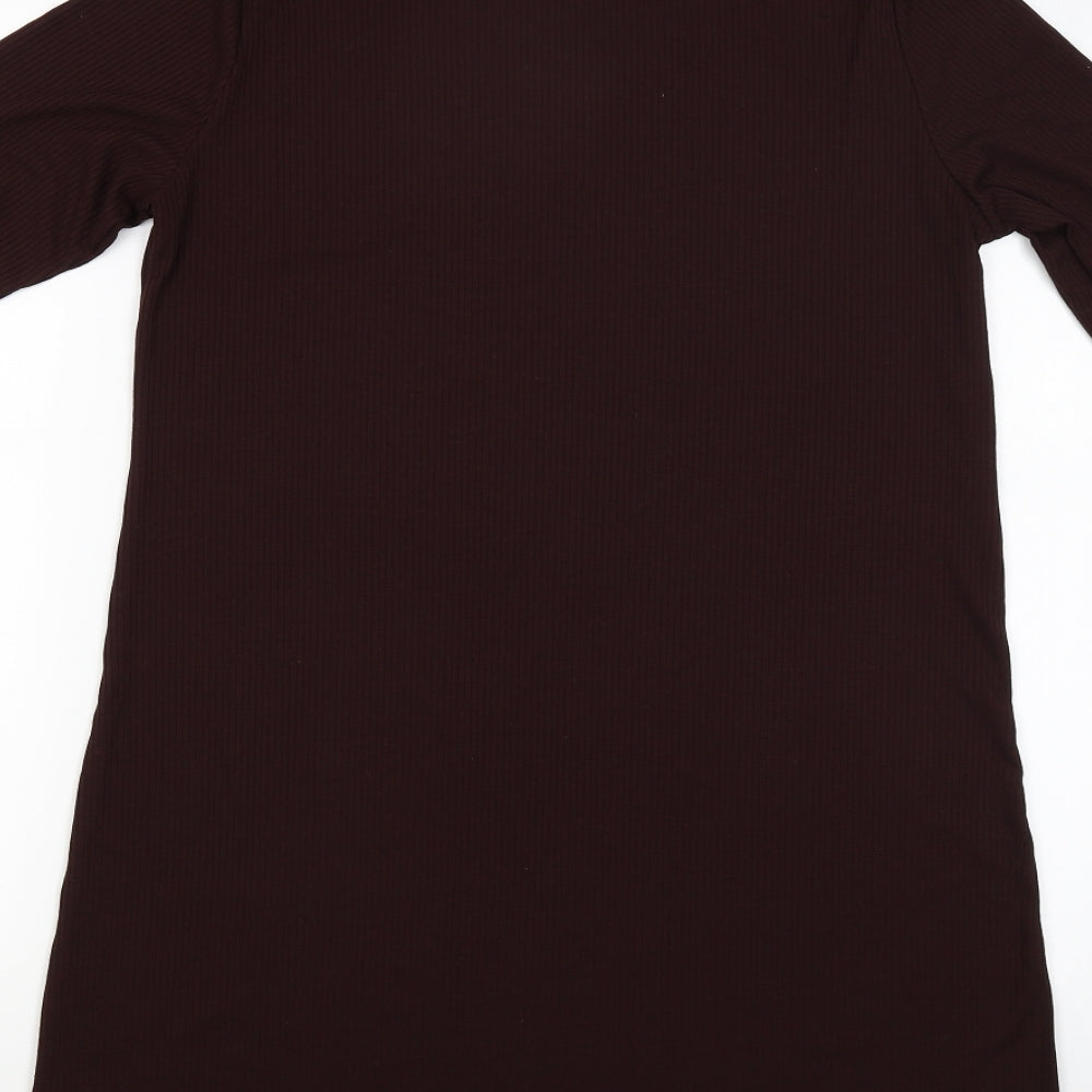 H&M Womens Red Pullover Jumper Size M