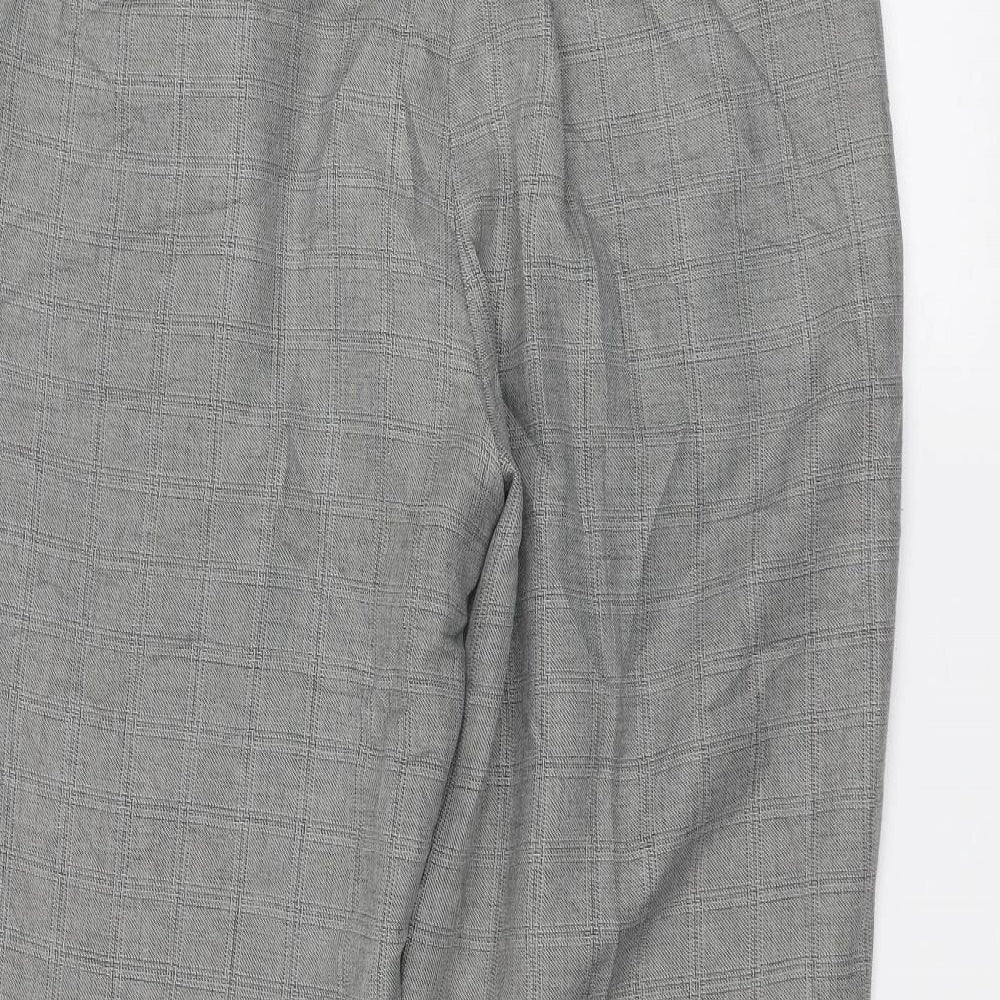Marks and Spencer Womens Grey Trousers Size 12 L27 in