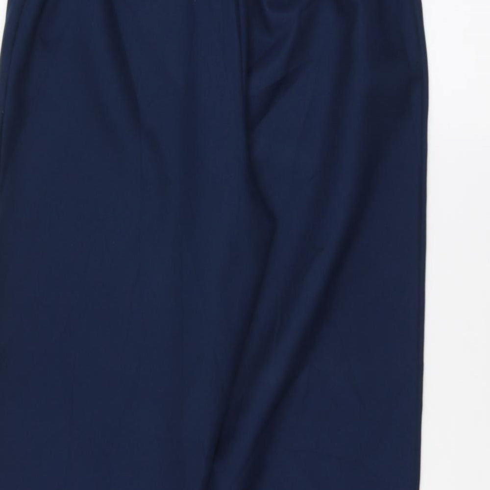 Daxon Womens Blue Trousers Size 16 L25 in