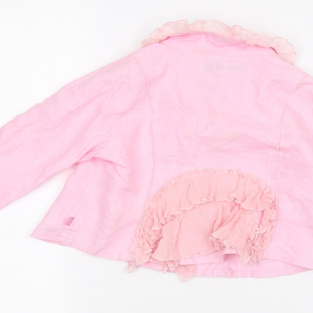 Jean Bourget Girls Pink Jacket Size 3 Years