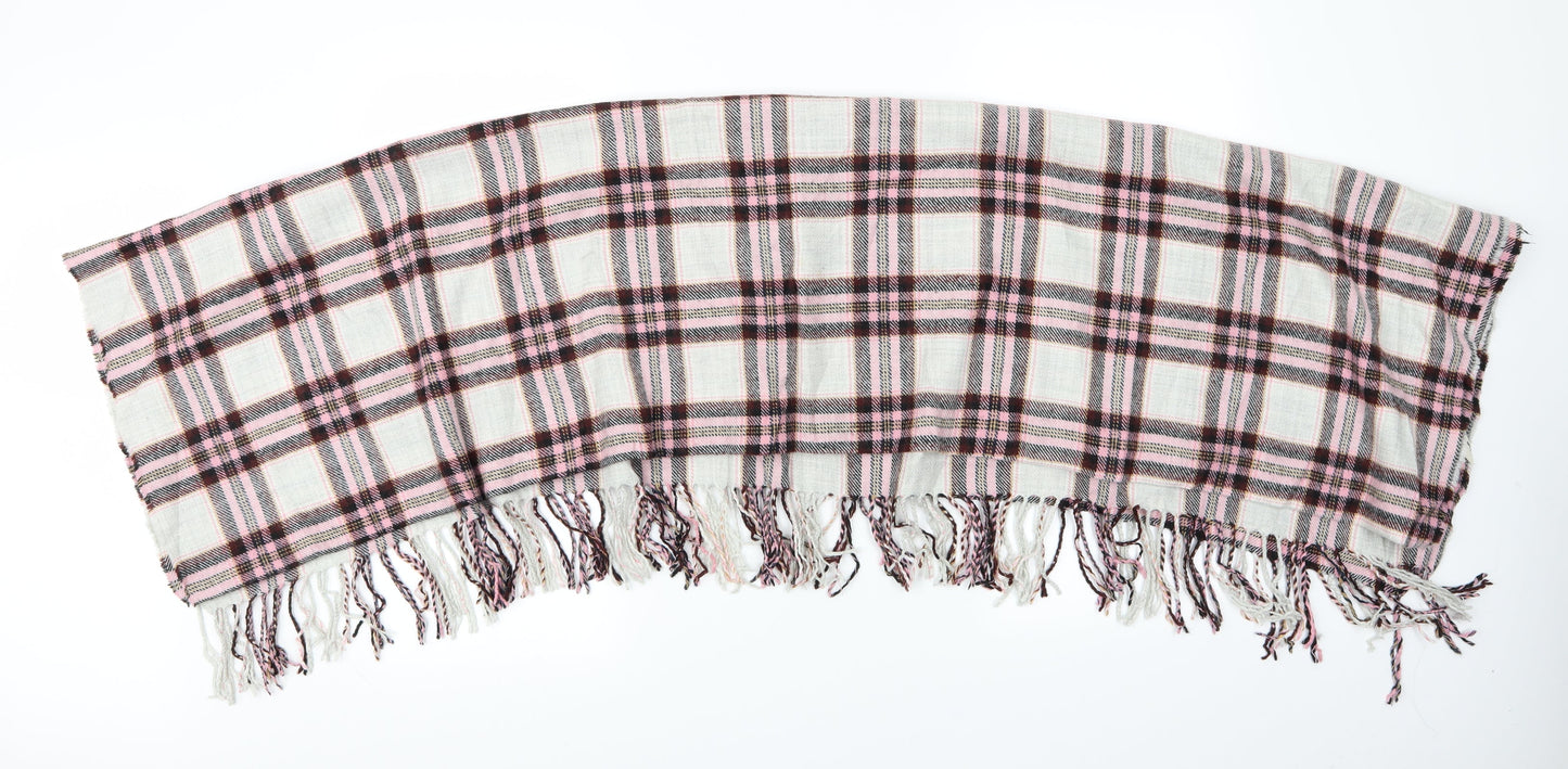Preworn Womens Multicoloured Plaid Scarf