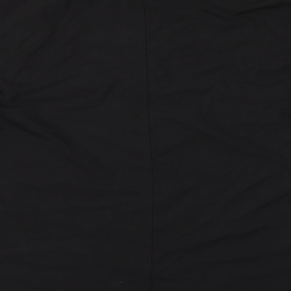 Preworn Mens Black Button-Up Size 46