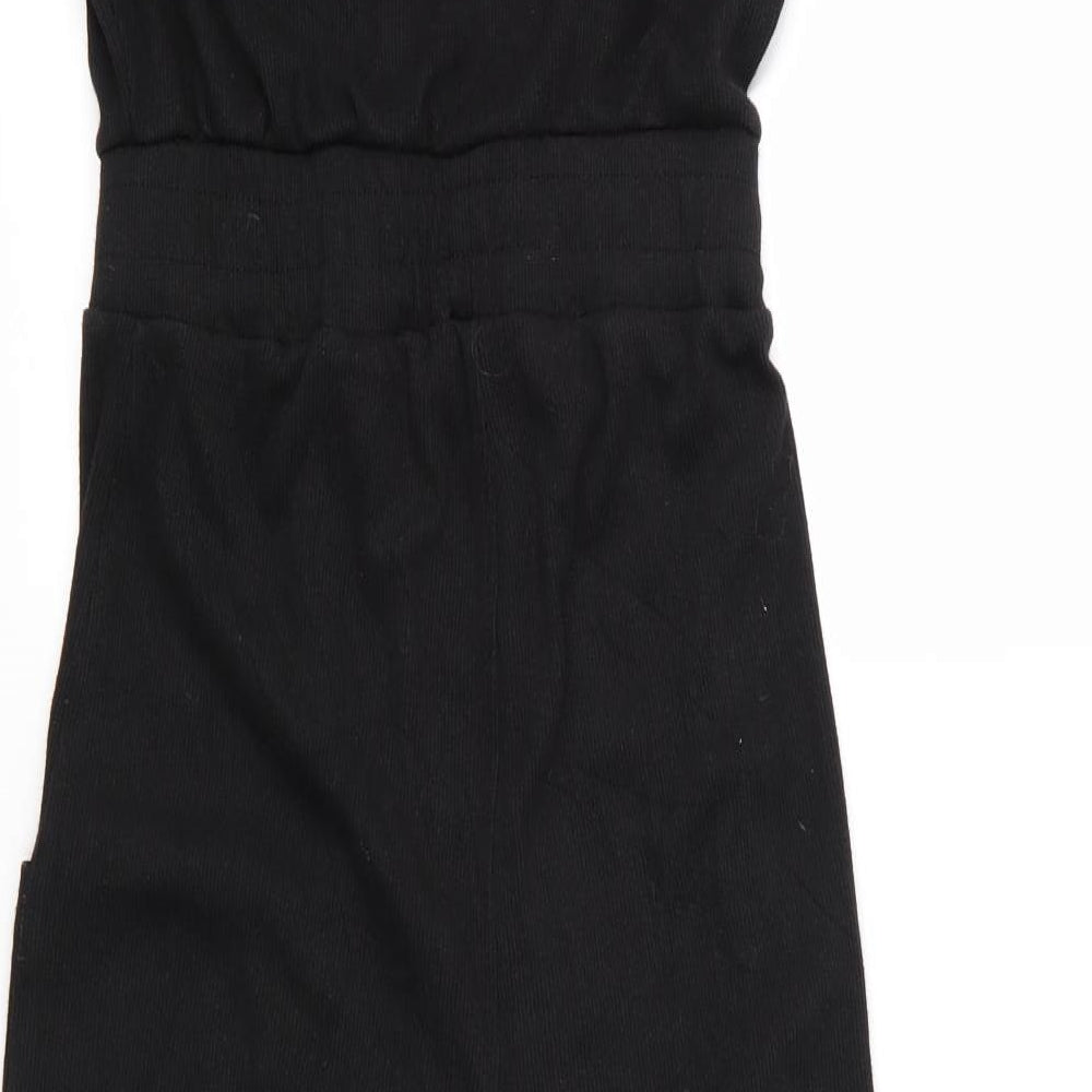 Preworn Womens Black Jumpsuit One-Piece