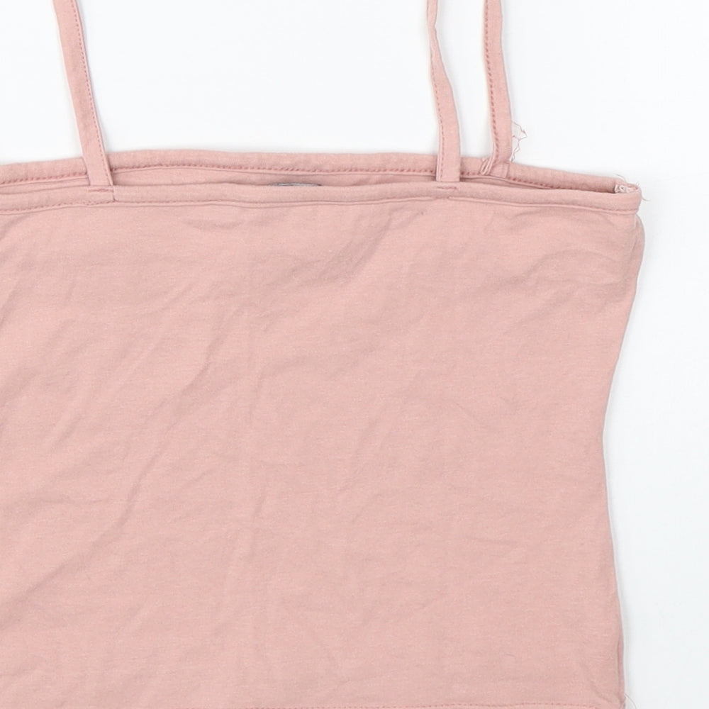 Select Womens Pink Basic Blouse Size 8