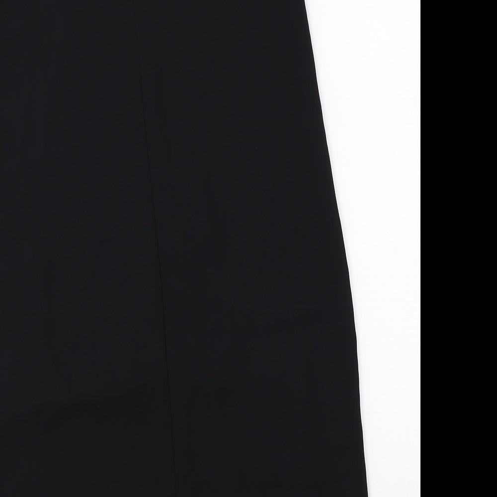 Topshop Womens Black A-Line Size 6