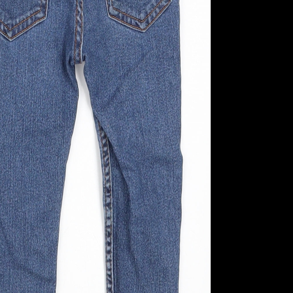 H&M Girls Blue Denim Skinny Jeans Size 3 Years