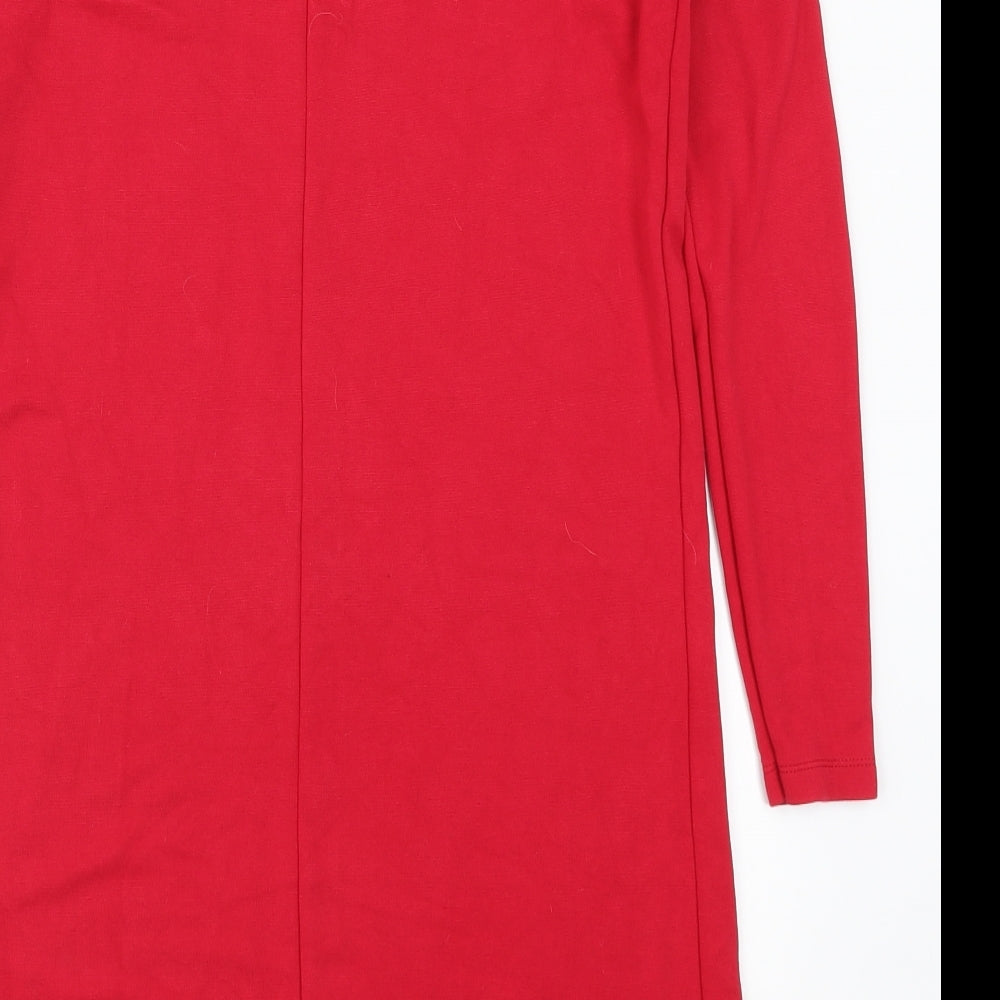 ASOS Womens Red T-Shirt Dress Size 8