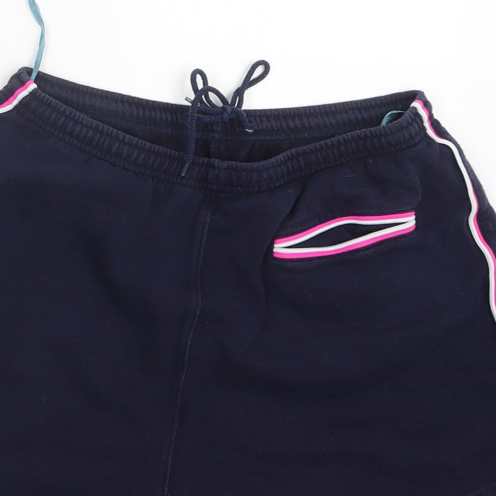 Definitions Womens Blue Boyfriend Shorts Size 10
