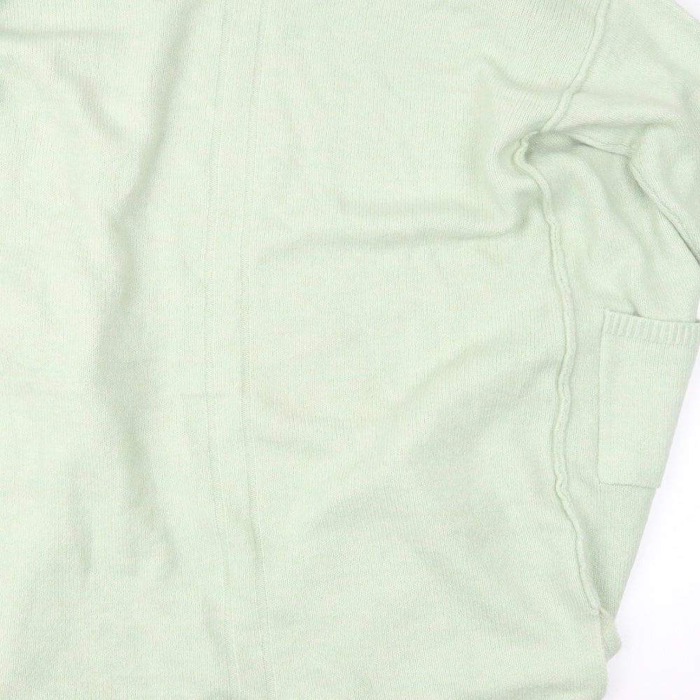 m lounge Womens Green Knit Cardigan Jumper Size M