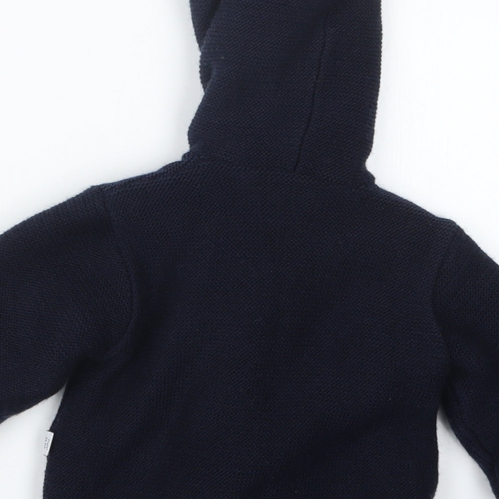 fruit de ma passion Boys Blue Knit Jacket Size 2 Years