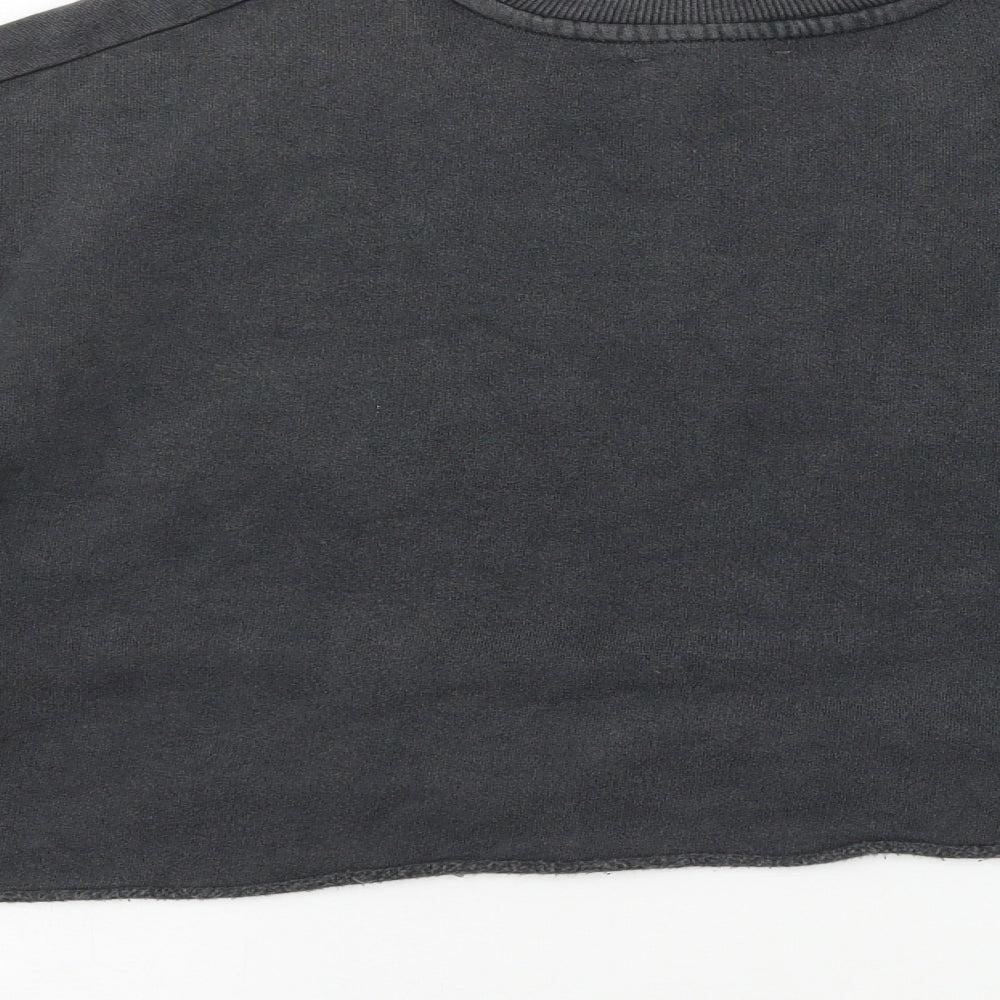Topshop Womens Grey Jersey Pullover Sweatshirt Size 8 - Copenhagen