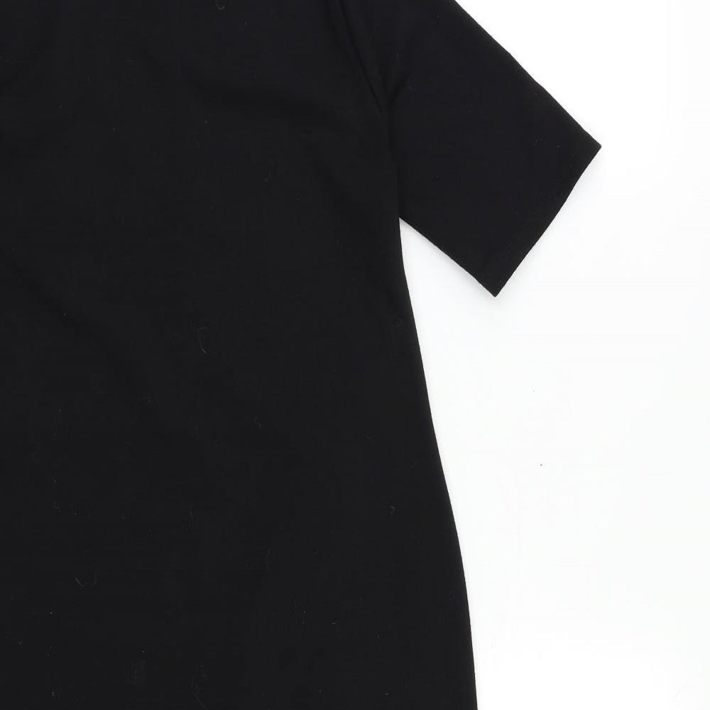 Atmosphere Womens Black T-Shirt Dress Size 8