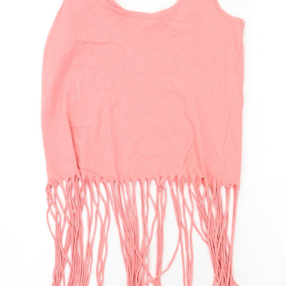 Lee Cooper Womens Pink Basic Tank Size 10