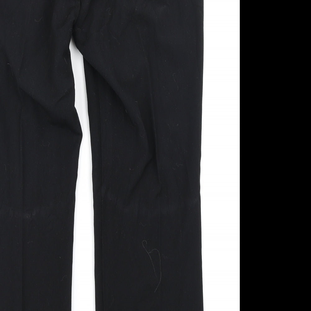 Marks & Spencer Womens Black Trousers Size 14 L26 in