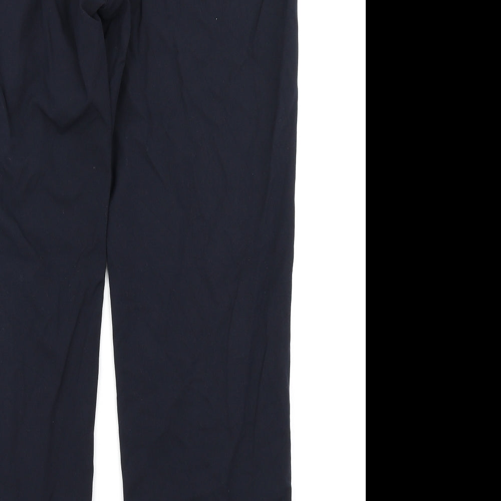 Marks & Spencer Collection Womens Blue Trousers Size 14 L26 in