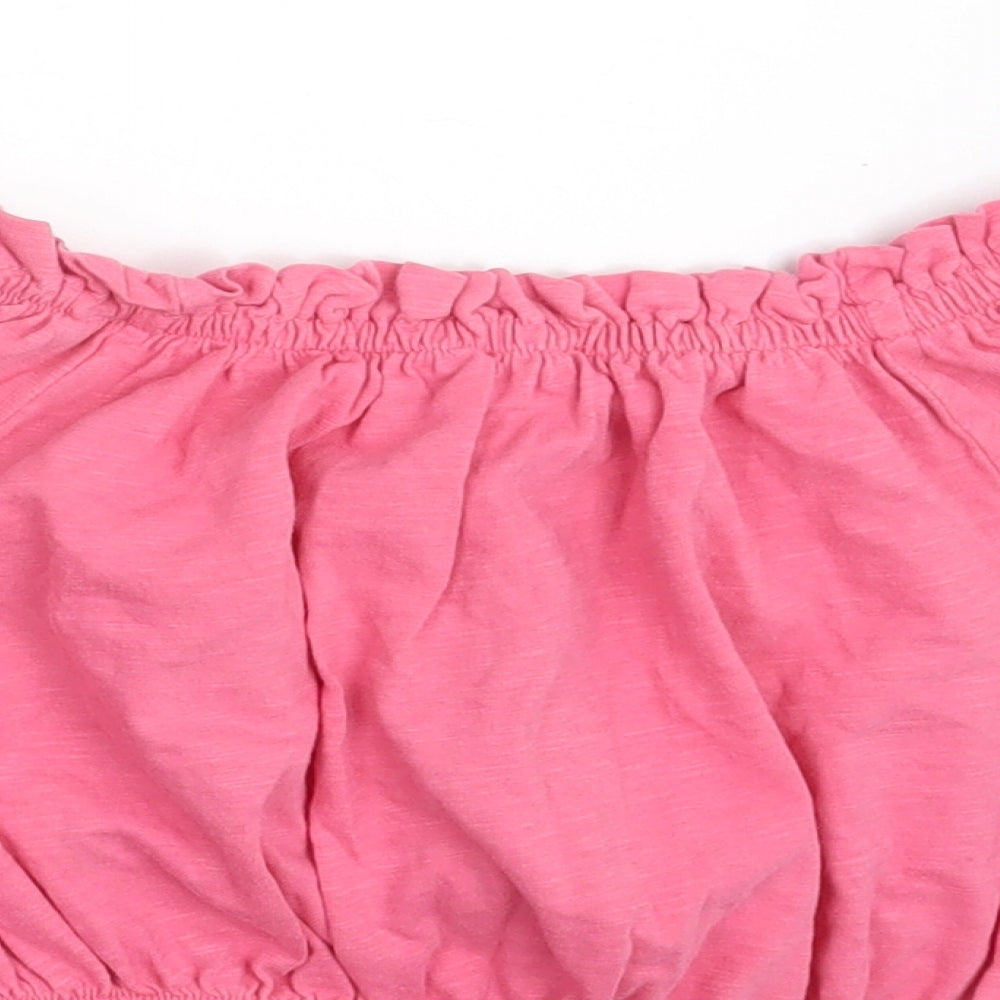 Select Girls Pink Basic Blouse One Size